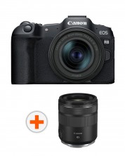 Kamera bez ogledala Canon - EOS R8, RF 24-50mm, f/4.5-6.3 IS STM + Objektiv Canon - RF 85mm f/2 Macro IS STM